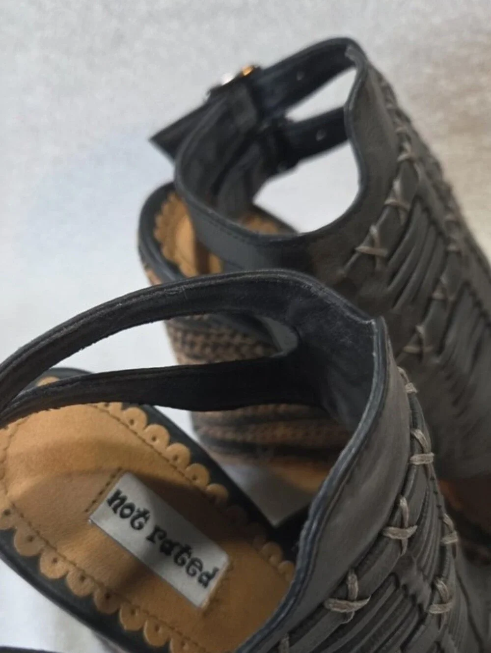 Like New Size 8 Cork Heel Wedges By not rated